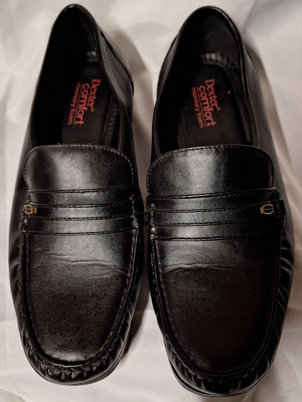 Dexter Comfort Black Slip-On Dress Shoes / Loafers